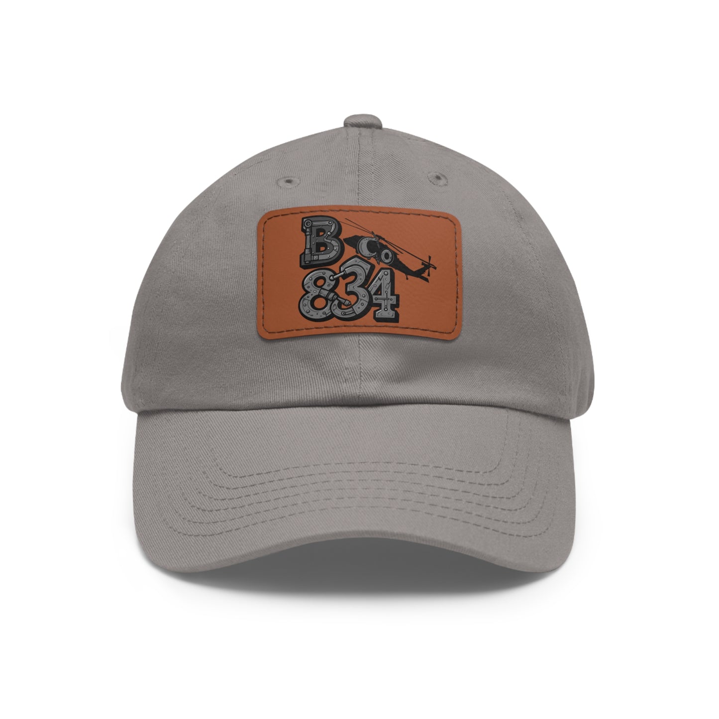 Stylish Dad Hat with Leather Patch | Casual Gift, Everyday Wear, Customized Cap, Trendy Accessory, Outdoor Activities