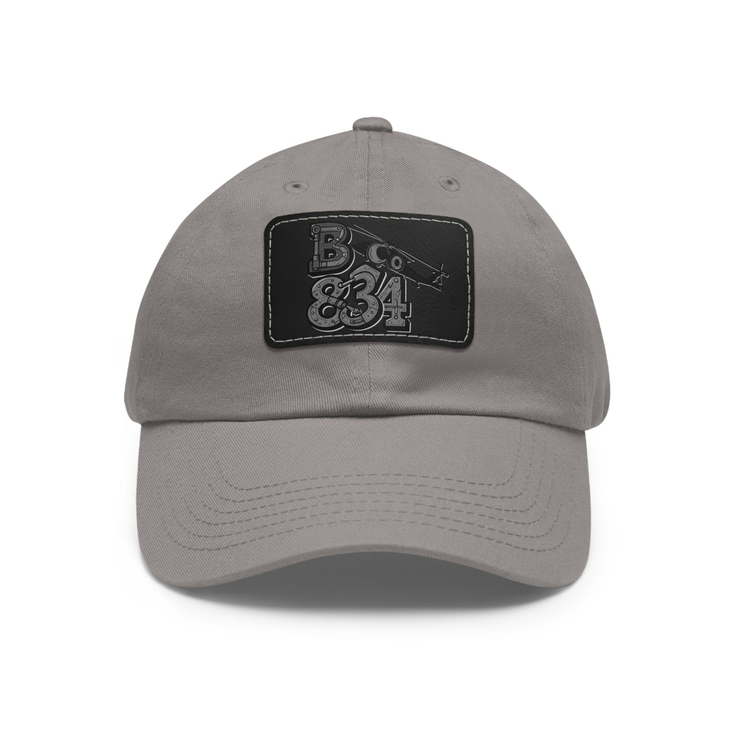 Stylish Dad Hat with Leather Patch | Casual Gift, Everyday Wear, Customized Cap, Trendy Accessory, Outdoor Activities