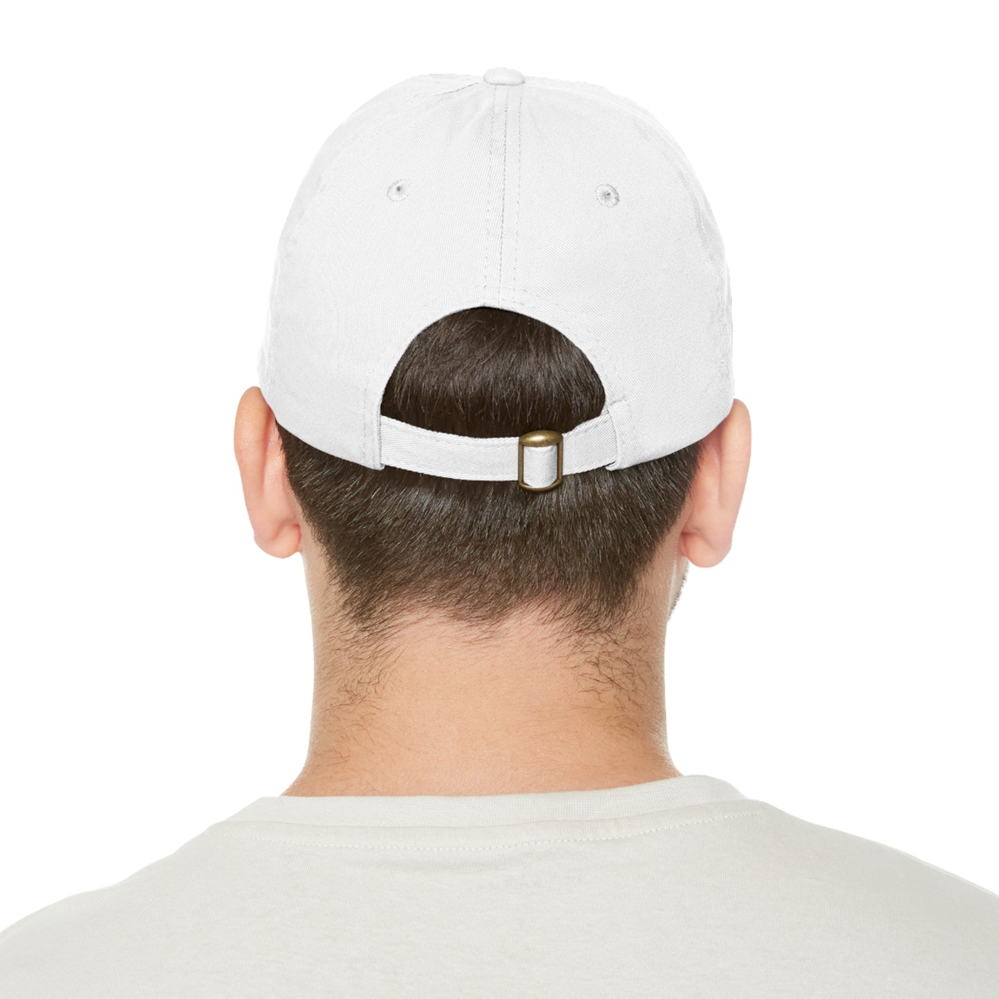 Stylish Dad Hat with Leather Patch | Casual Gift, Everyday Wear, Customized Cap, Trendy Accessory, Outdoor Activities