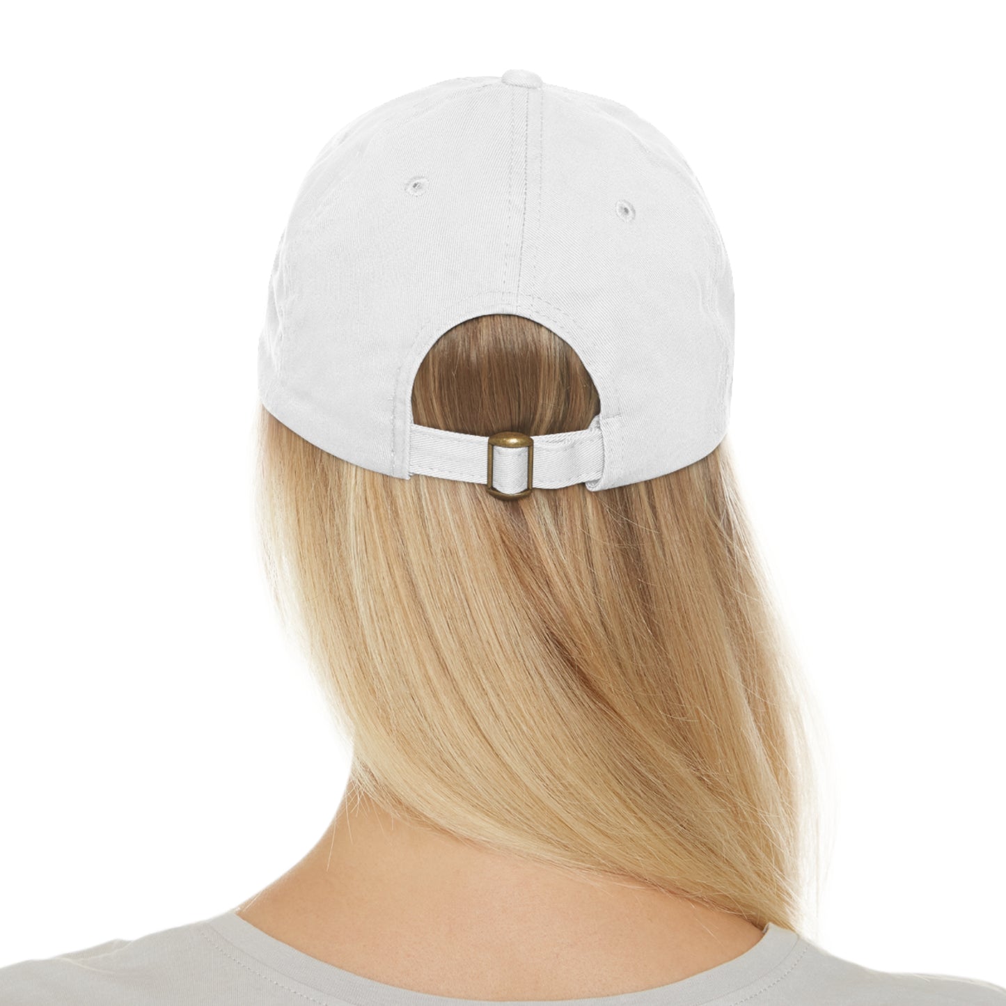 Stylish Dad Hat with Leather Patch | Casual Gift, Everyday Wear, Customized Cap, Trendy Accessory, Outdoor Activities