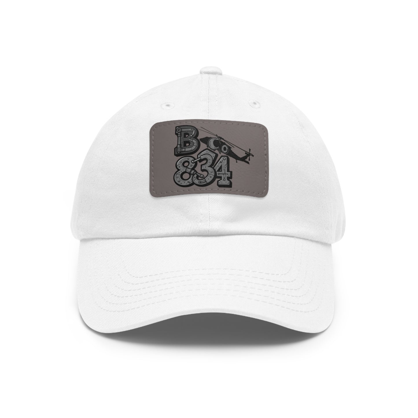 Stylish Dad Hat with Leather Patch | Casual Gift, Everyday Wear, Customized Cap, Trendy Accessory, Outdoor Activities