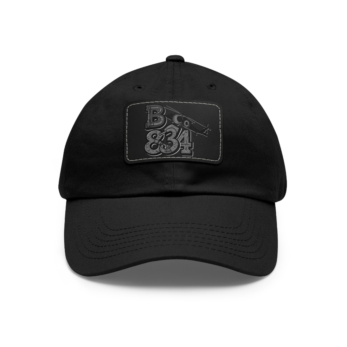Stylish Dad Hat with Leather Patch | Casual Gift, Everyday Wear, Customized Cap, Trendy Accessory, Outdoor Activities