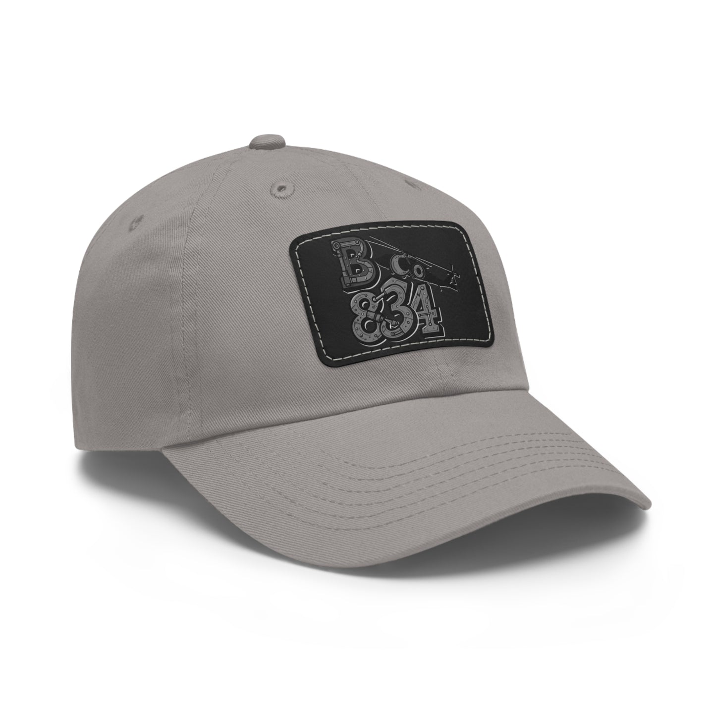 Stylish Dad Hat with Leather Patch | Casual Gift, Everyday Wear, Customized Cap, Trendy Accessory, Outdoor Activities