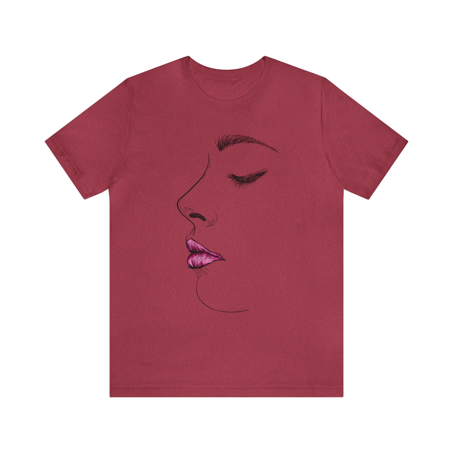 A t-shirt featuring a powerful and determined woman, ready to take on any challenge. She stands tall with confidence, radiating strength and resilience.