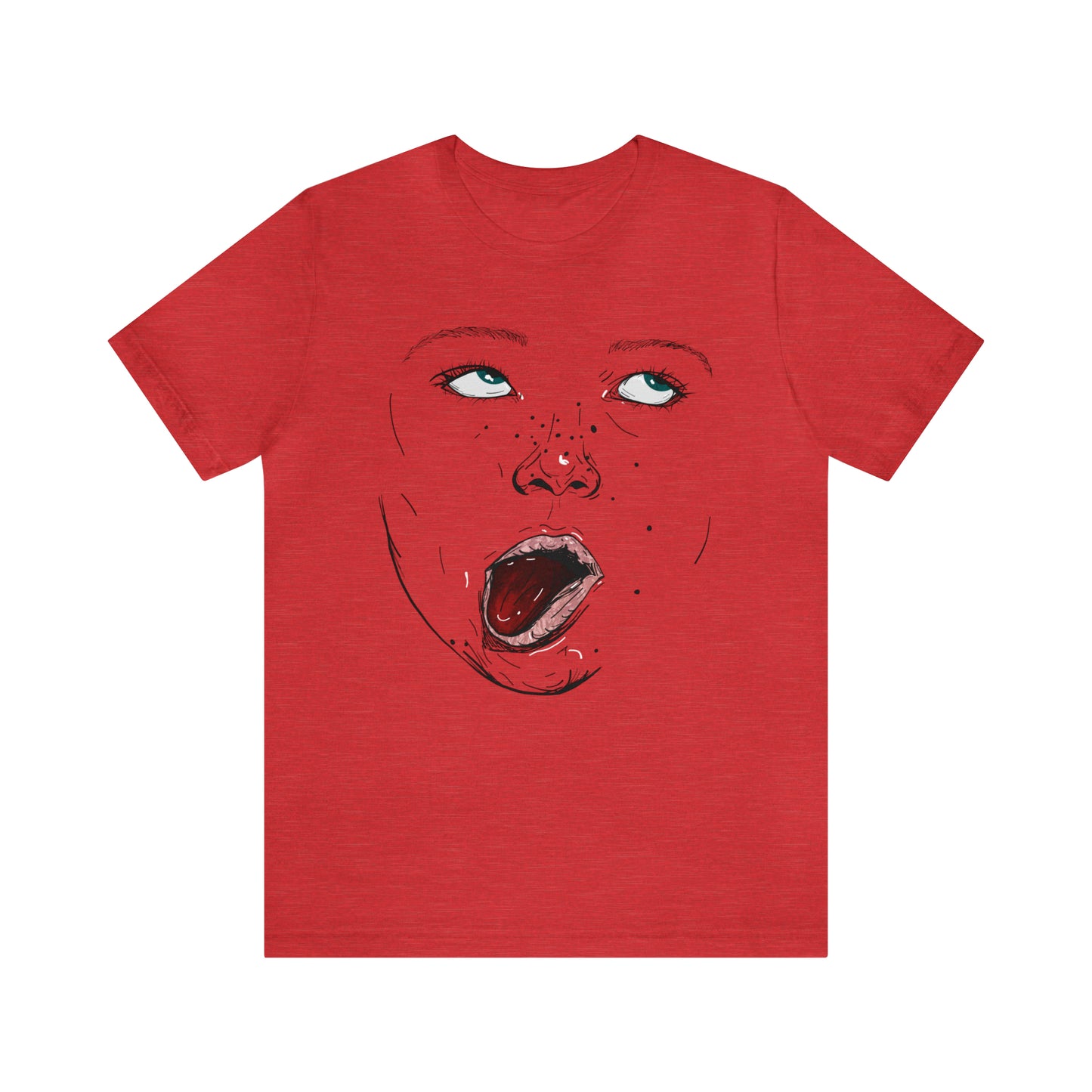 Funny Face Unisex Cotton Tshirt