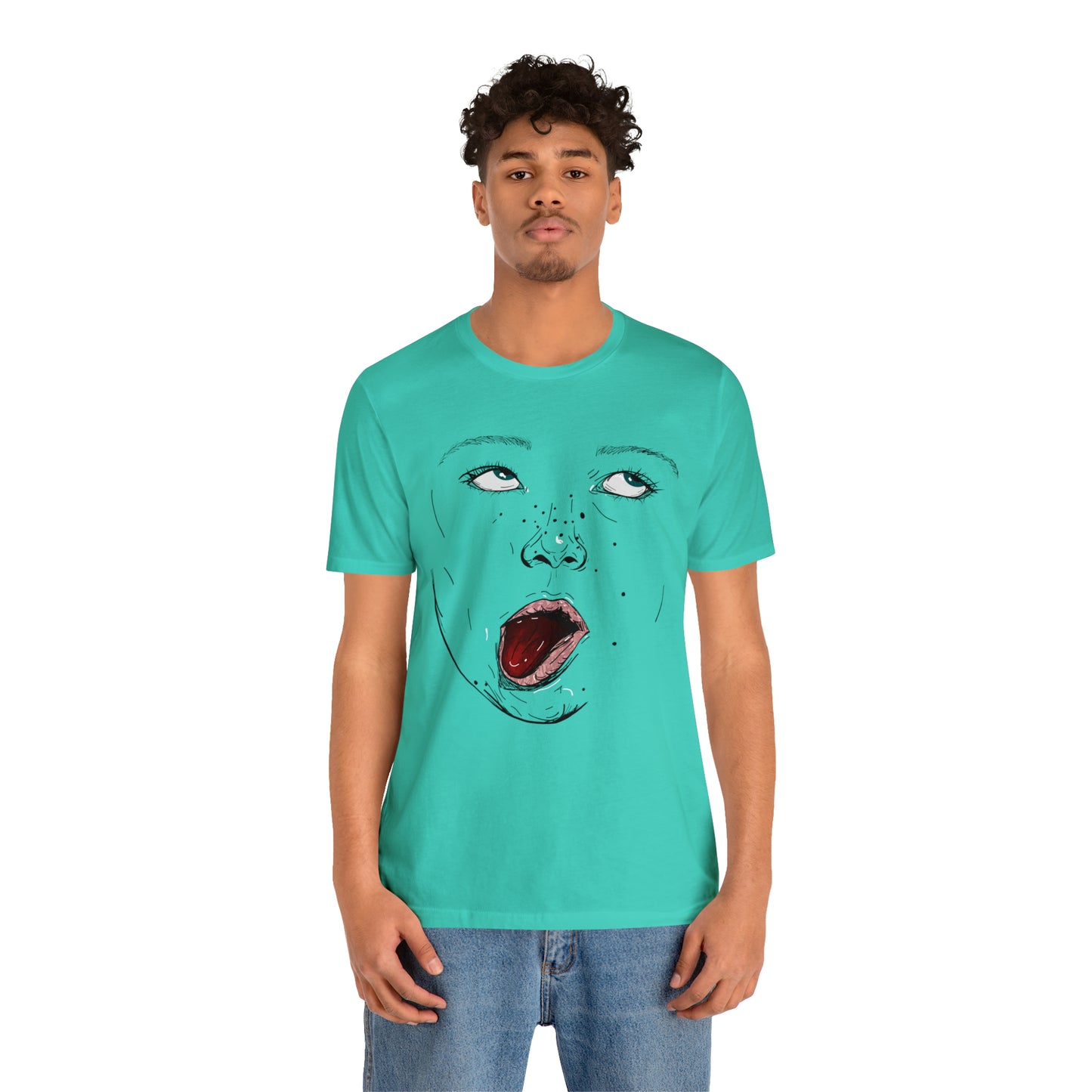 Funny Face Unisex Cotton Tshirt