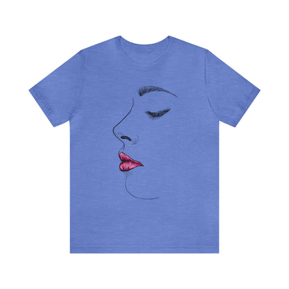 A t-shirt featuring a powerful and determined woman, ready to take on any challenge. She stands tall with confidence, radiating strength and resilience.