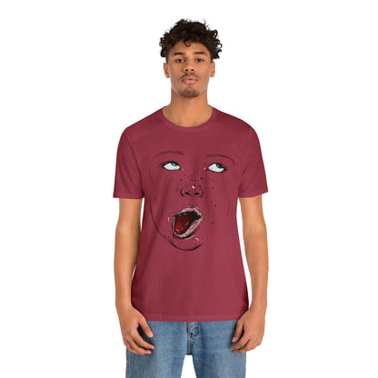 Funny Face Unisex Cotton Tshirt