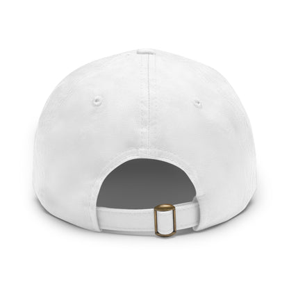 Stylish Dad Hat with Leather Patch | Casual Gift, Everyday Wear, Customized Cap, Trendy Accessory, Outdoor Activities