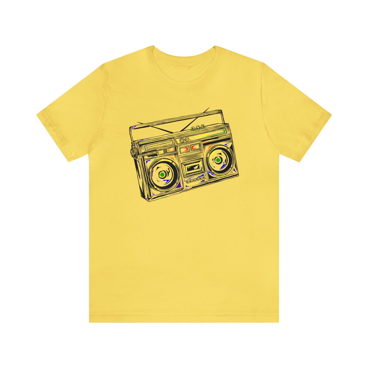 Rainbow Boombox Unisex Heavy Cotton Tee