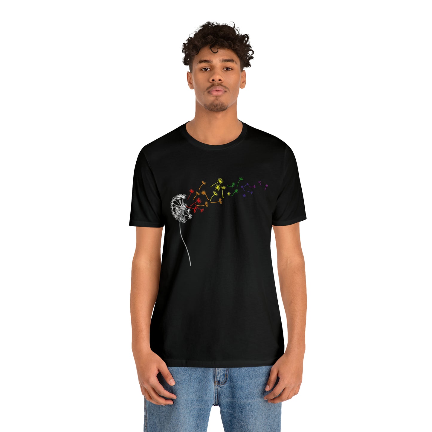 Rainbow Dandelion Unisex Heavy Cotton Tee