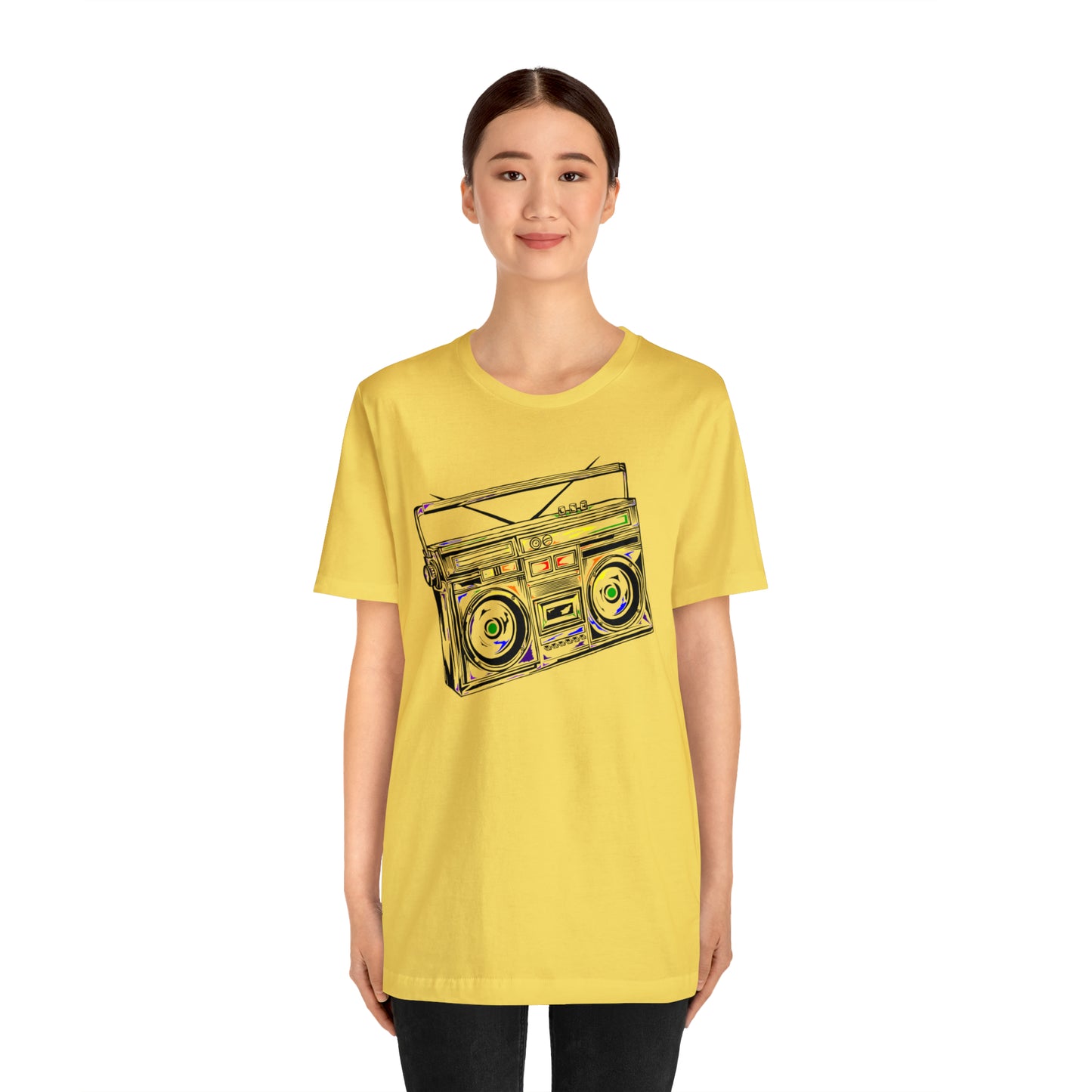 Rainbow Boombox Unisex Heavy Cotton Tee