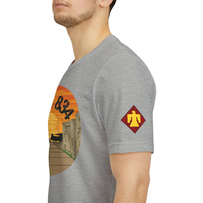 Front Design B CO 834 + Thunderbird Patch Sleeve
