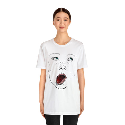 Funny Face Unisex Cotton Tshirt