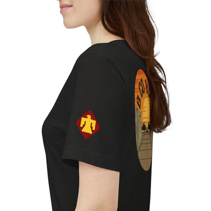 Back Design B CO 834 + Thunderbird Patch Sleeve