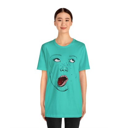 Funny Face Unisex Cotton Tshirt