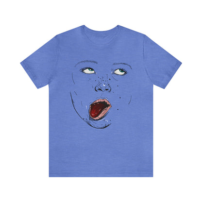 Funny Face Unisex Cotton Tshirt