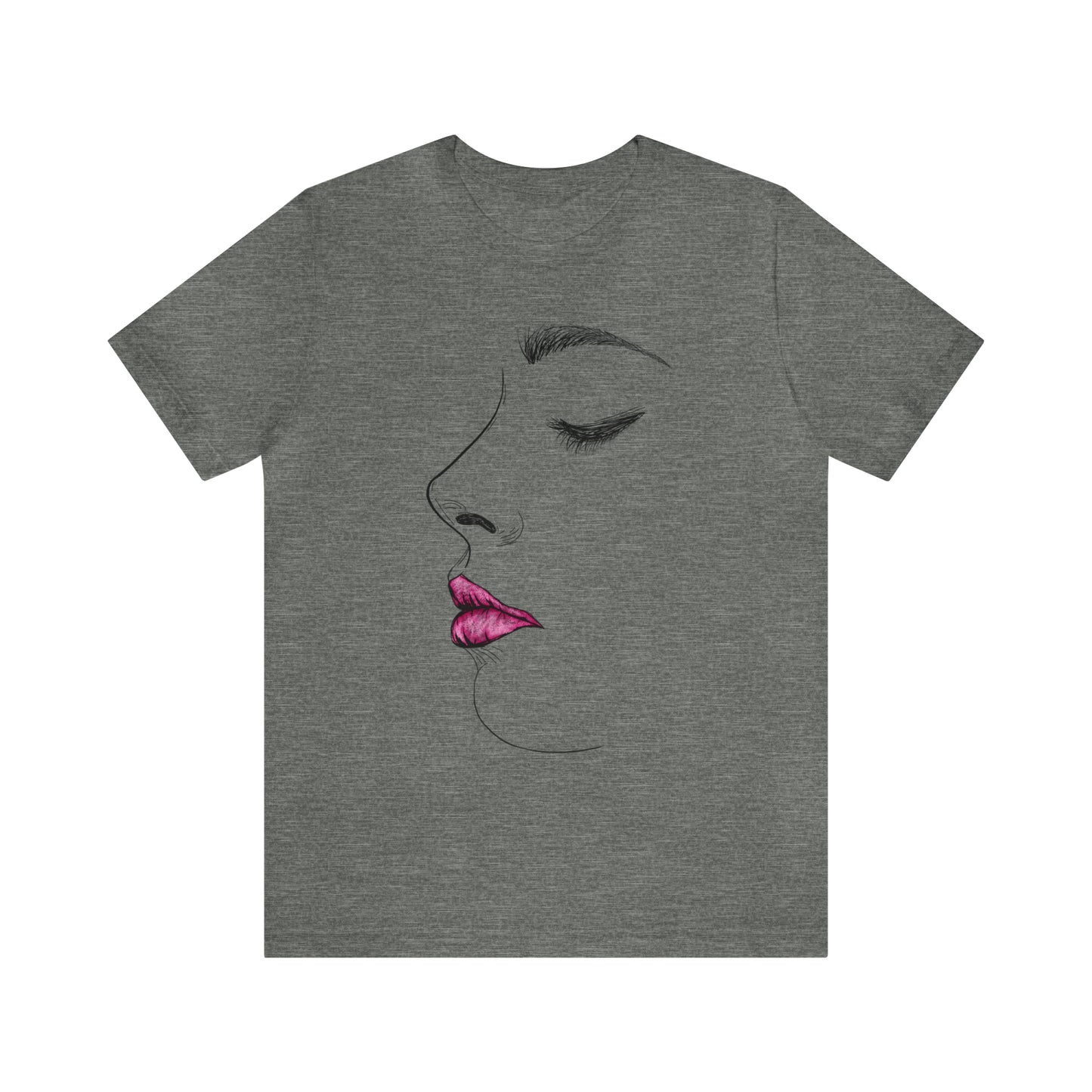 A t-shirt featuring a powerful and determined woman, ready to take on any challenge. She stands tall with confidence, radiating strength and resilience.