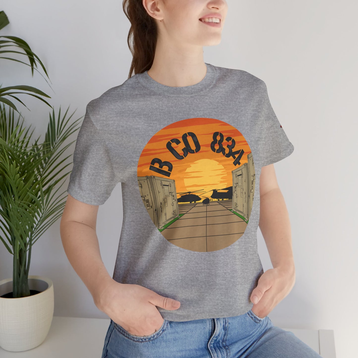 Front Design B CO 834 + Thunderbird Patch Sleeve