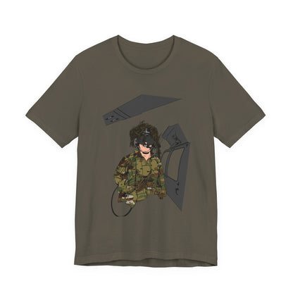 Camouflage Graphic Unisex Tee - Military-Inspired Casual Wear