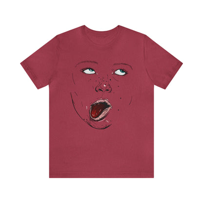 Funny Face Unisex Cotton Tshirt