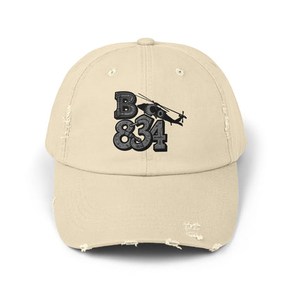 Unisex Distressed Cap, Vintage Black Baseball Hat, Casual Everyday Wear, Gift for Him/Her, Urban Fashion Accessory