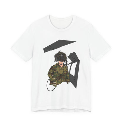 Camouflage Graphic Unisex Tee - Military-Inspired Casual Wear