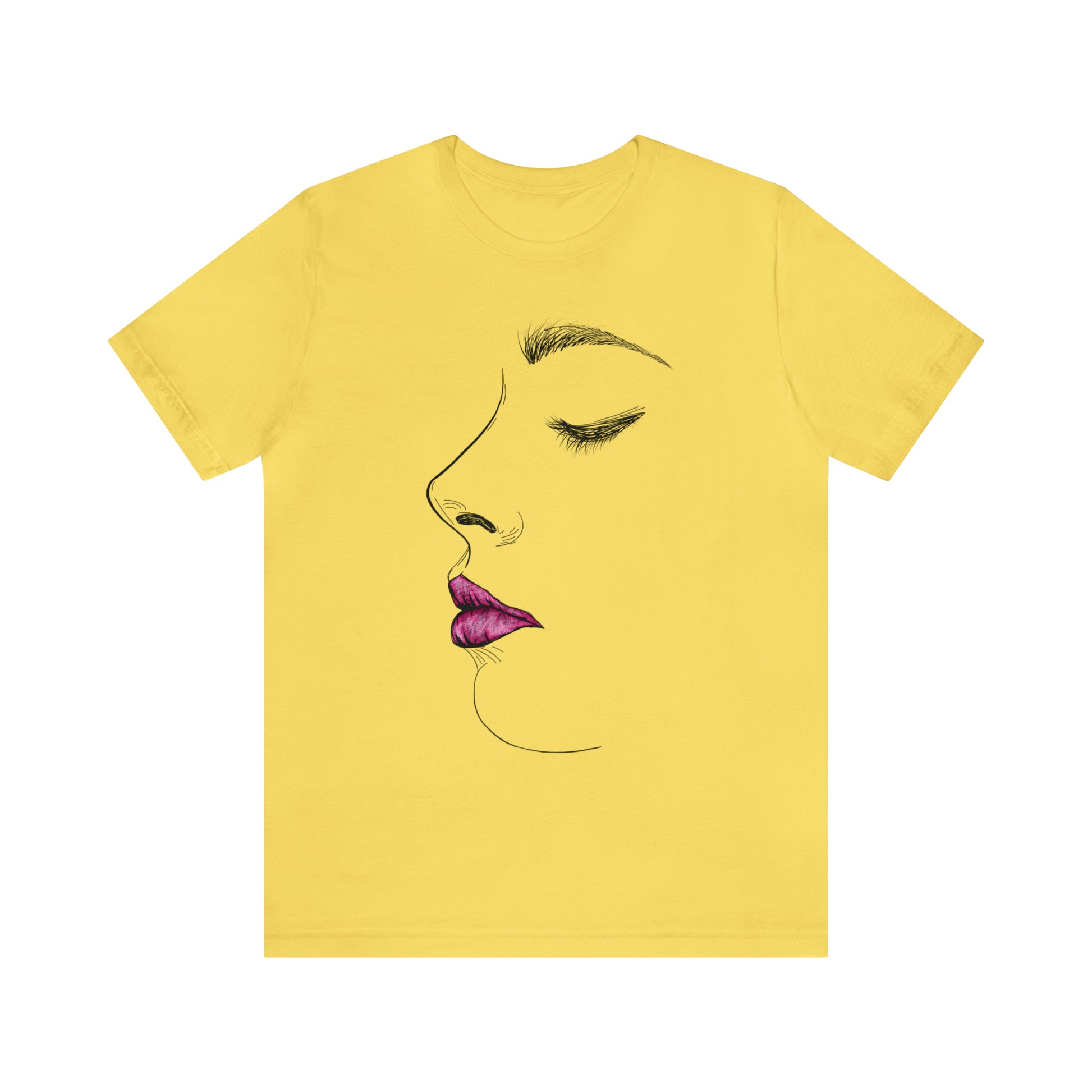 A t-shirt featuring a powerful and determined woman, ready to take on any challenge. She stands tall with confidence, radiating strength and resilience.