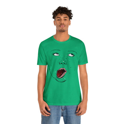 Funny Face Unisex Cotton Tshirt