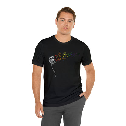 Rainbow Dandelion Unisex Heavy Cotton Tee