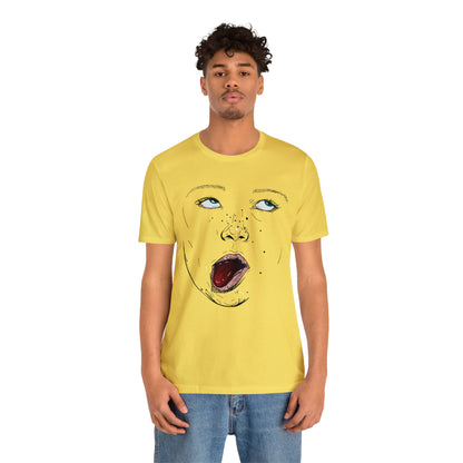 Funny Face Unisex Cotton Tshirt