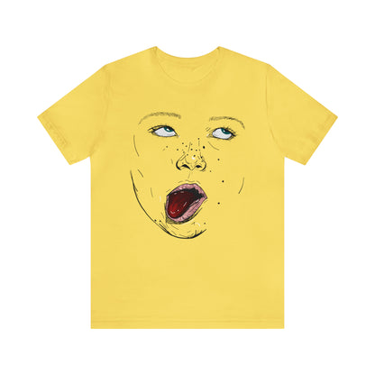 Funny Face Unisex Cotton Tshirt