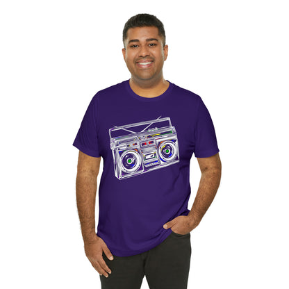 Rainbow Boombox Unisex Heavy Cotton Tee