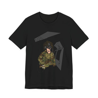 Camouflage Graphic Unisex Tee - Military-Inspired Casual Wear