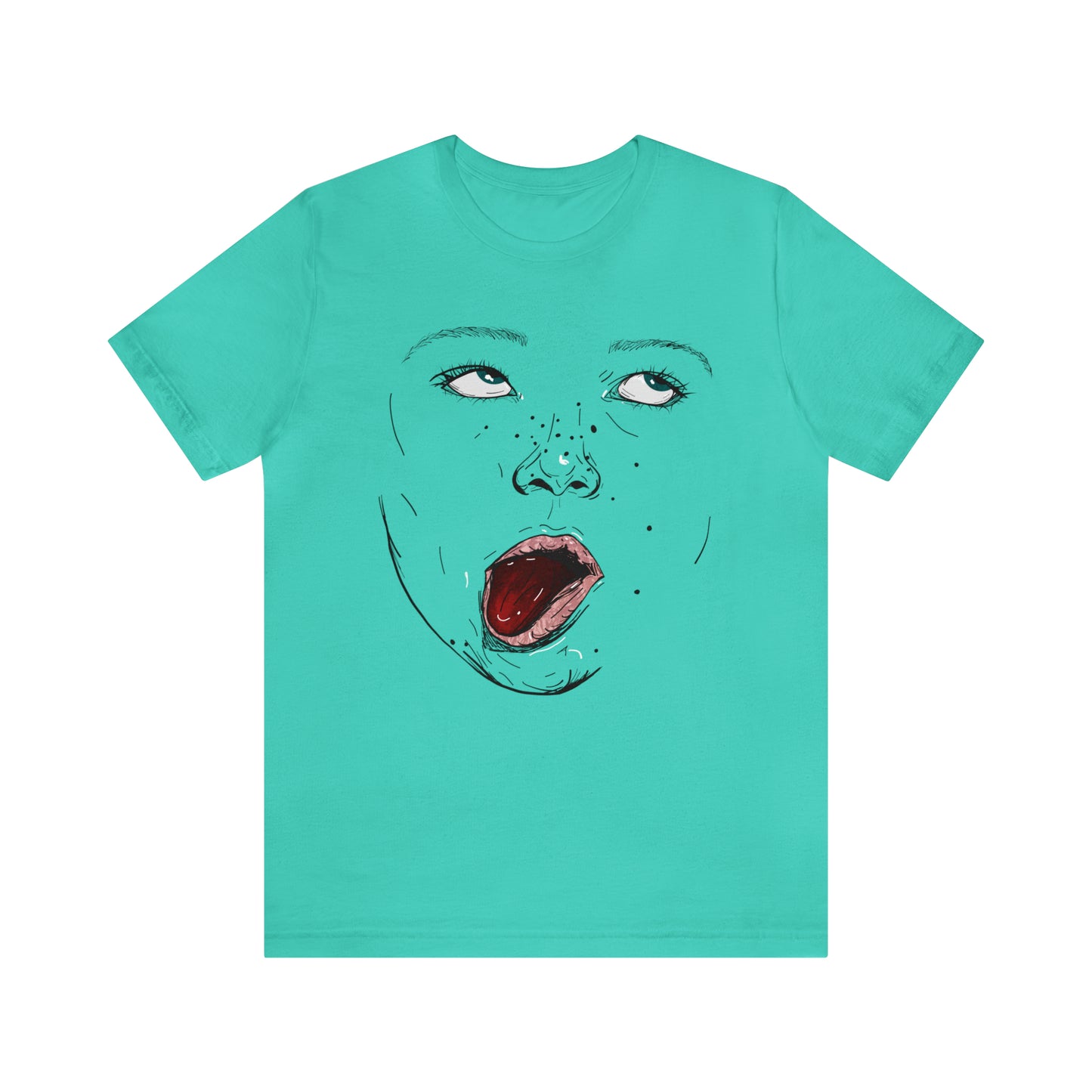 Funny Face Unisex Cotton Tshirt