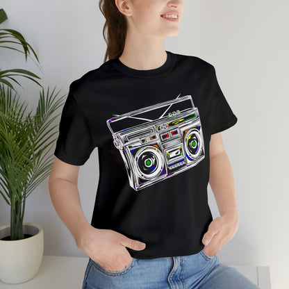 Rainbow Boombox Unisex Heavy Cotton Tee