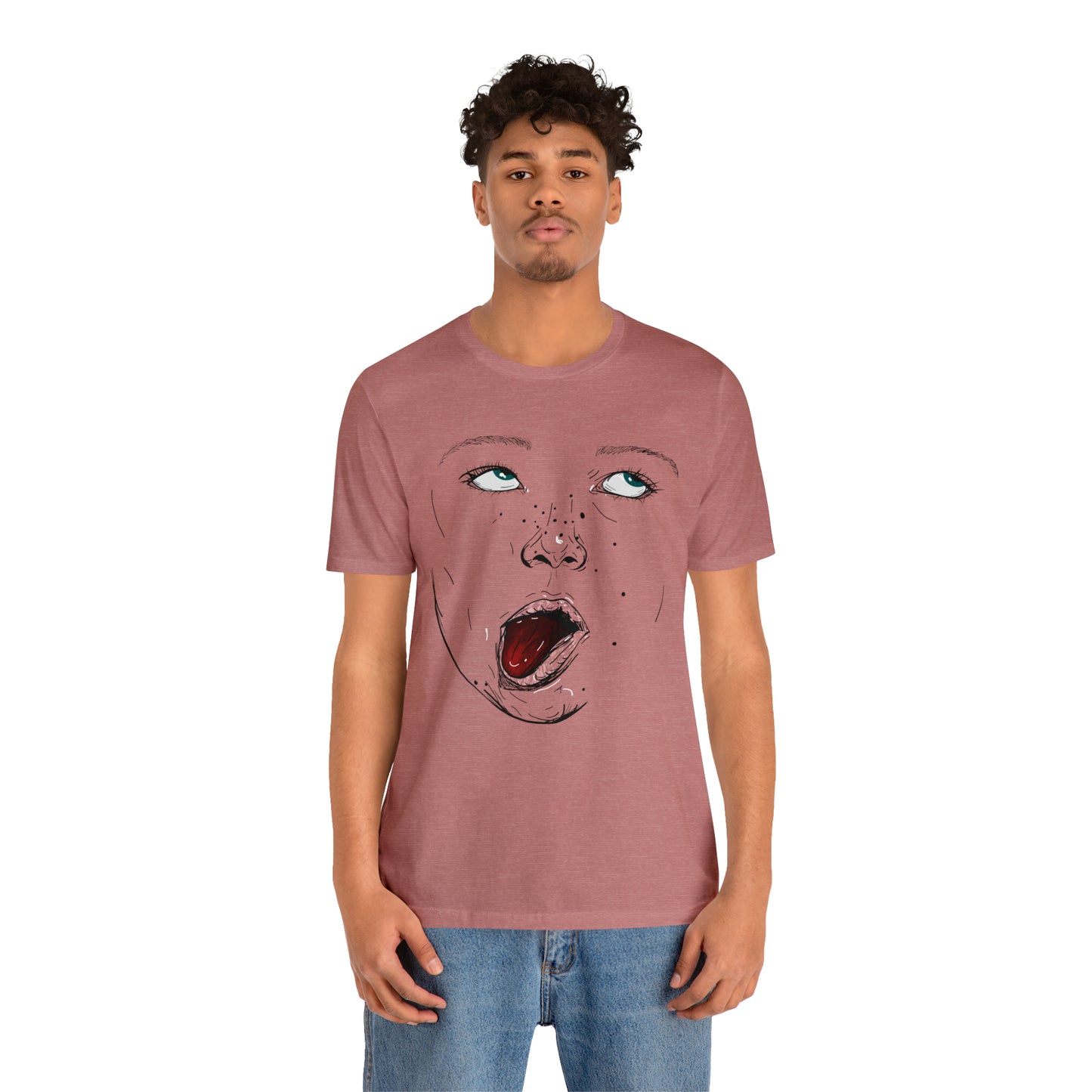 Funny Face Unisex Cotton Tshirt