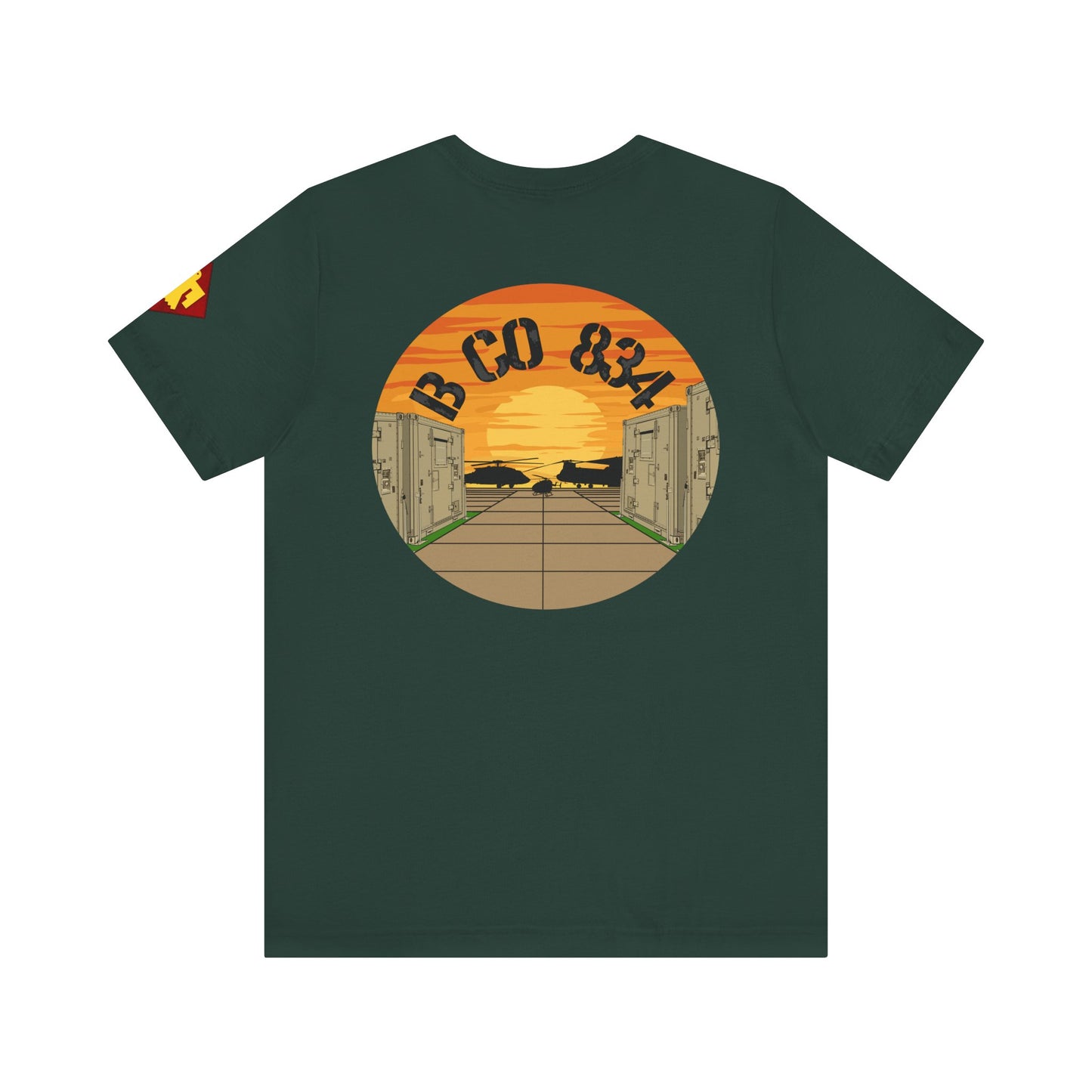 Back Design B CO 834 + Thunderbird Patch Sleeve