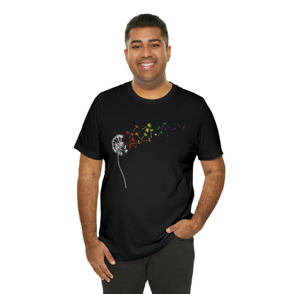 Rainbow Dandelion Unisex Heavy Cotton Tee