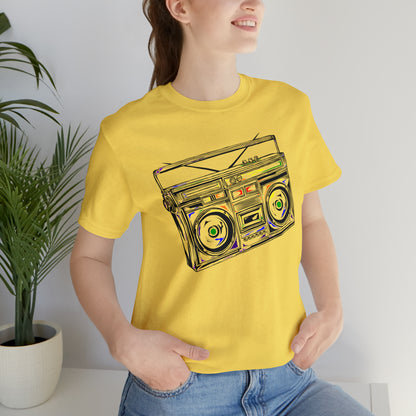 Rainbow Boombox Unisex Heavy Cotton Tee