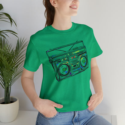 Rainbow Boombox Unisex Heavy Cotton Tee