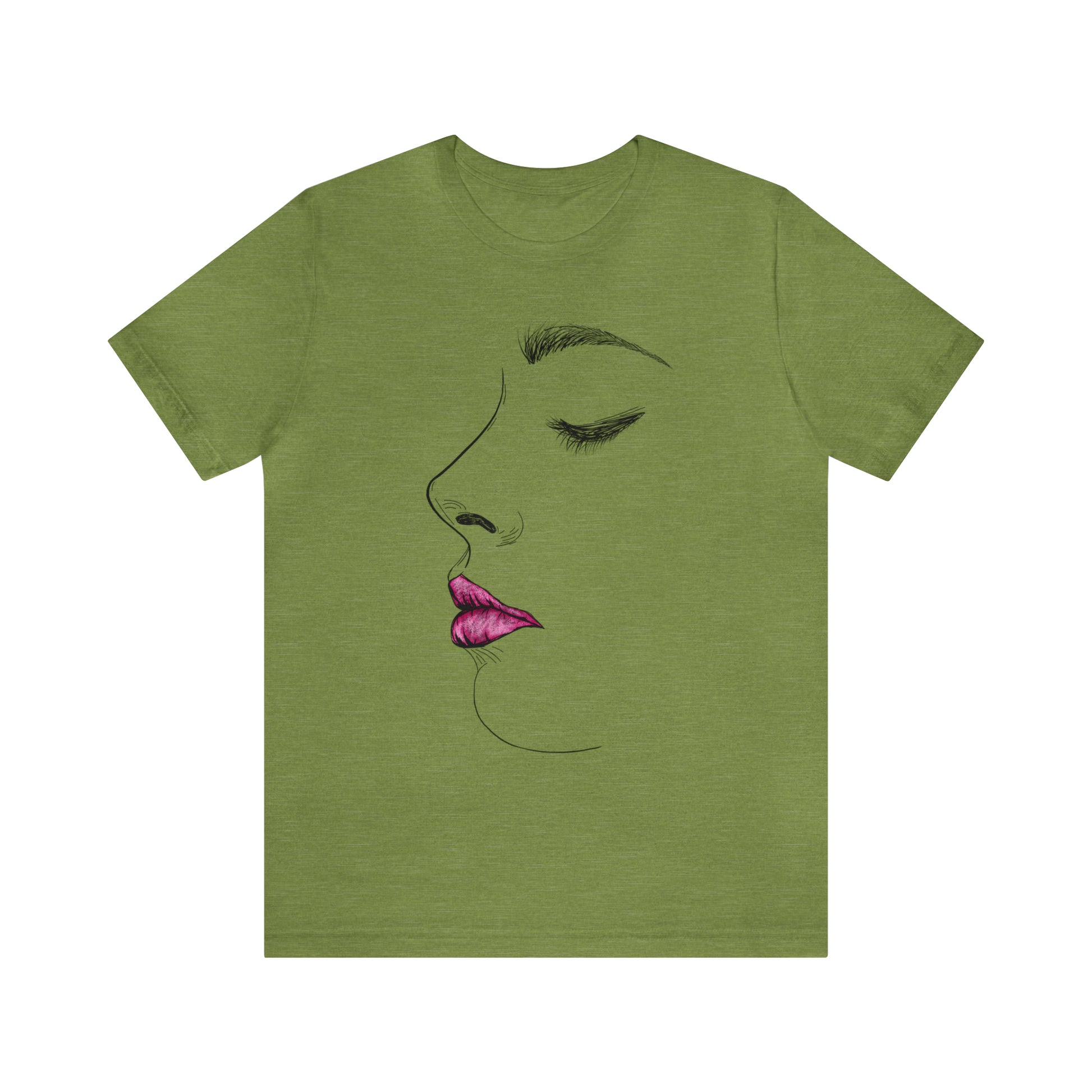 A t-shirt featuring a powerful and determined woman, ready to take on any challenge. She stands tall with confidence, radiating strength and resilience.