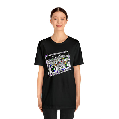 Rainbow Boombox Unisex Heavy Cotton Tee