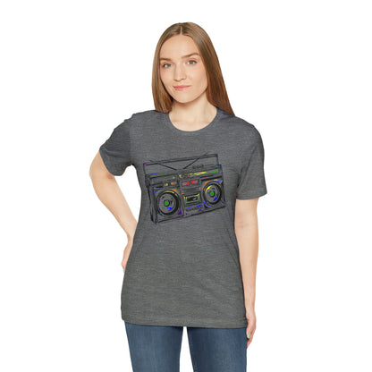 Rainbow Boombox Unisex Heavy Cotton Tee