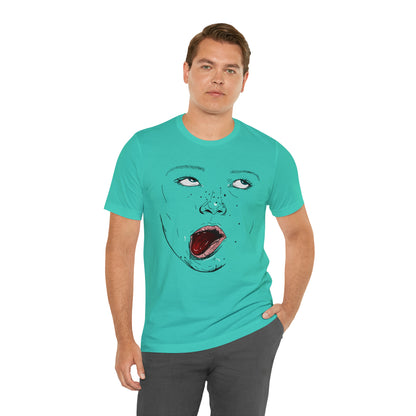 Funny Face Unisex Cotton Tshirt