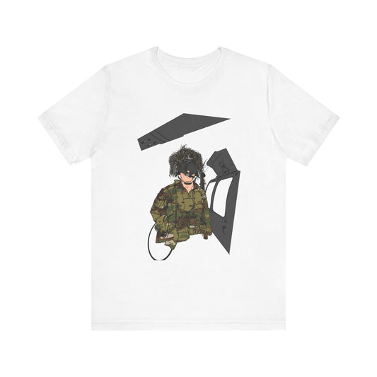 Camouflage Graphic Unisex Tee - Military-Inspired Casual Wear