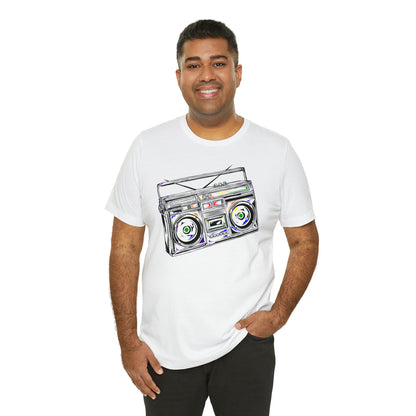 Rainbow Boombox Unisex Heavy Cotton Tee