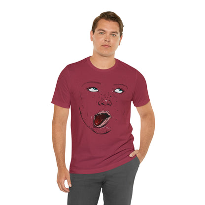 Funny Face Unisex Cotton Tshirt