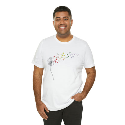 Rainbow Dandelion Unisex Heavy Cotton Tee