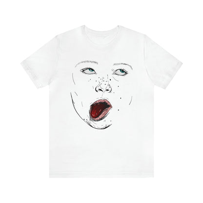 Funny Face Unisex Cotton Tshirt